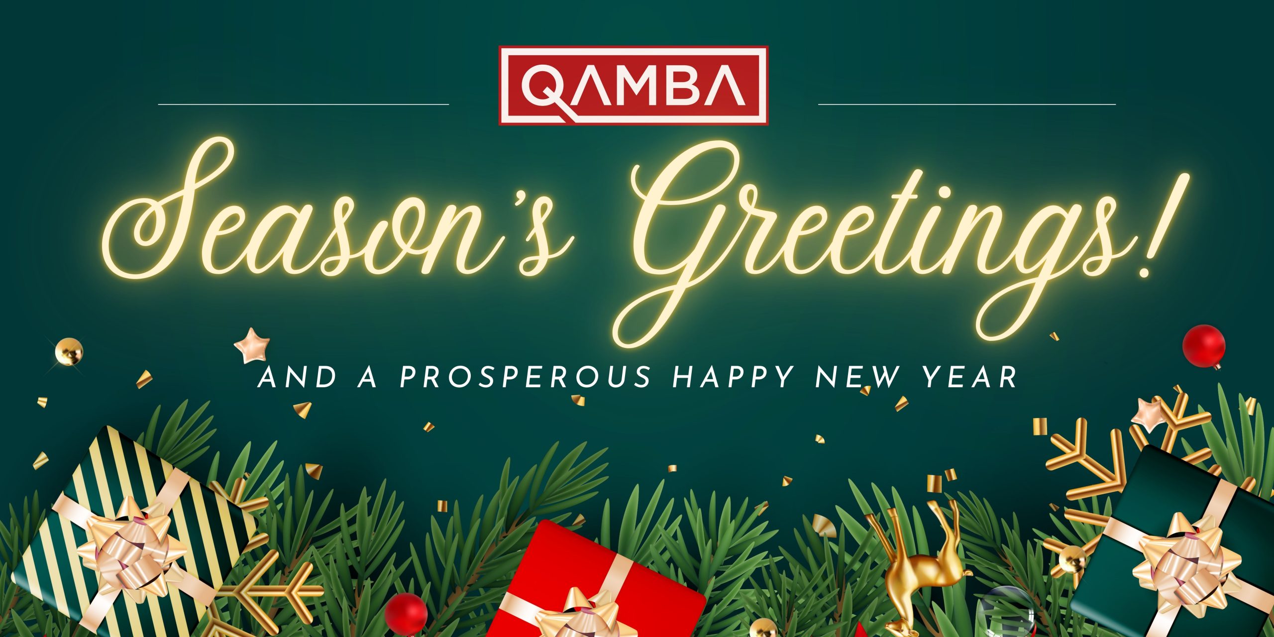 Qamba Seasons Greeting Banner